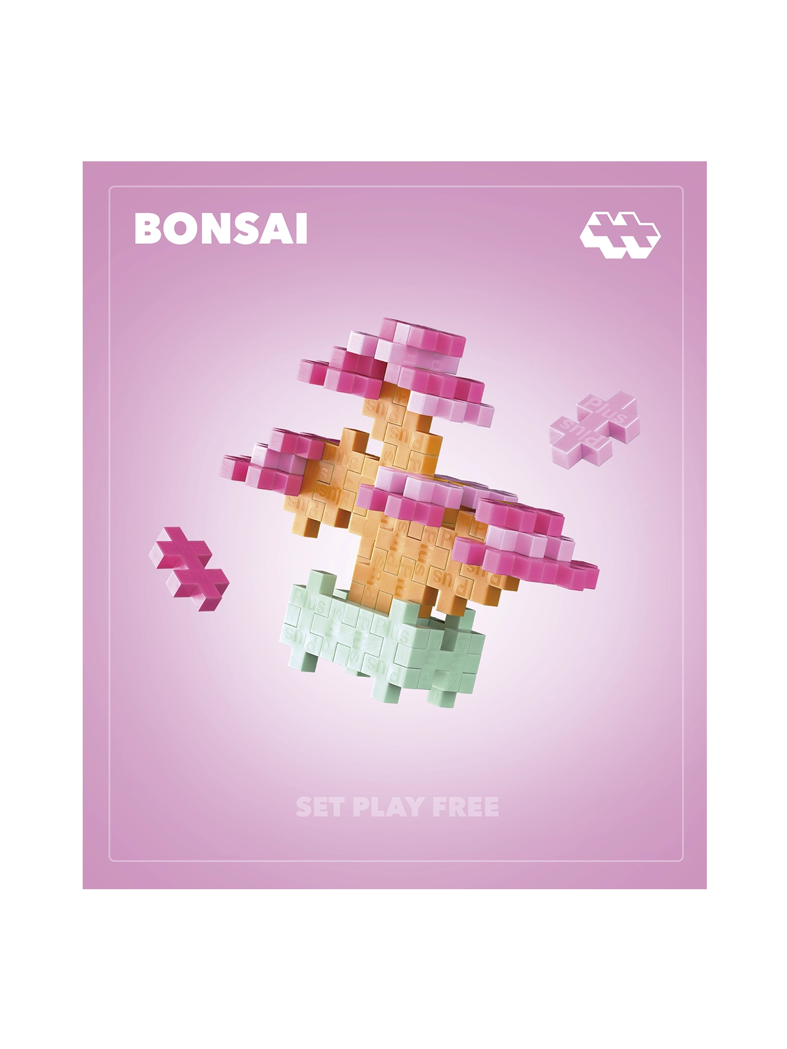 Lyserød Bonsai